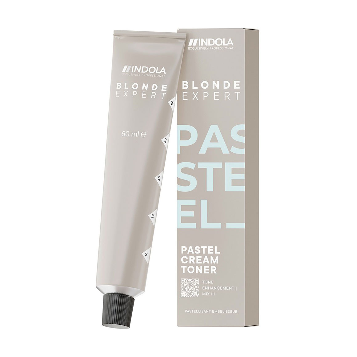 Перманентна крем-фарба для тонування волосся у пастельні відтінки Indola Blonde Expert Pastel Cream Toner, P.2 Pearl, 60 мл